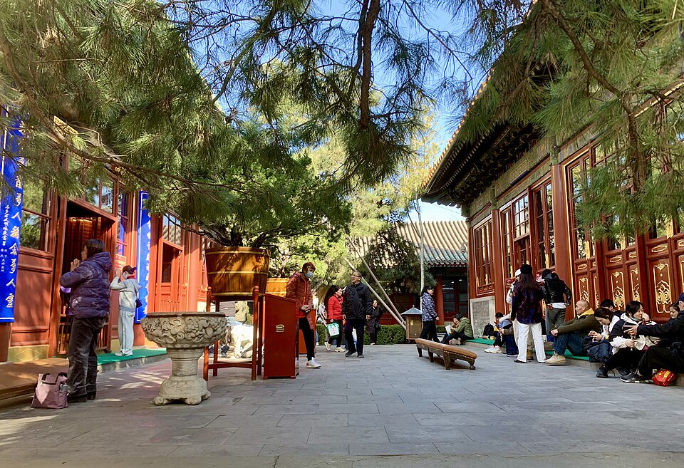 北京广济寺庭院